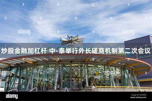 炒股金融加杠杆 中-泰举行外长磋商机制第二次会议